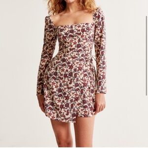 Abercrombie Long Sleeve Wrap Dress